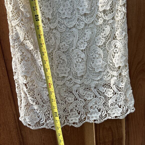 JOIE VIONNE CROCHET LACE Cream DRESS NWT Size Small MSRP $198 - Picture 15 of 16